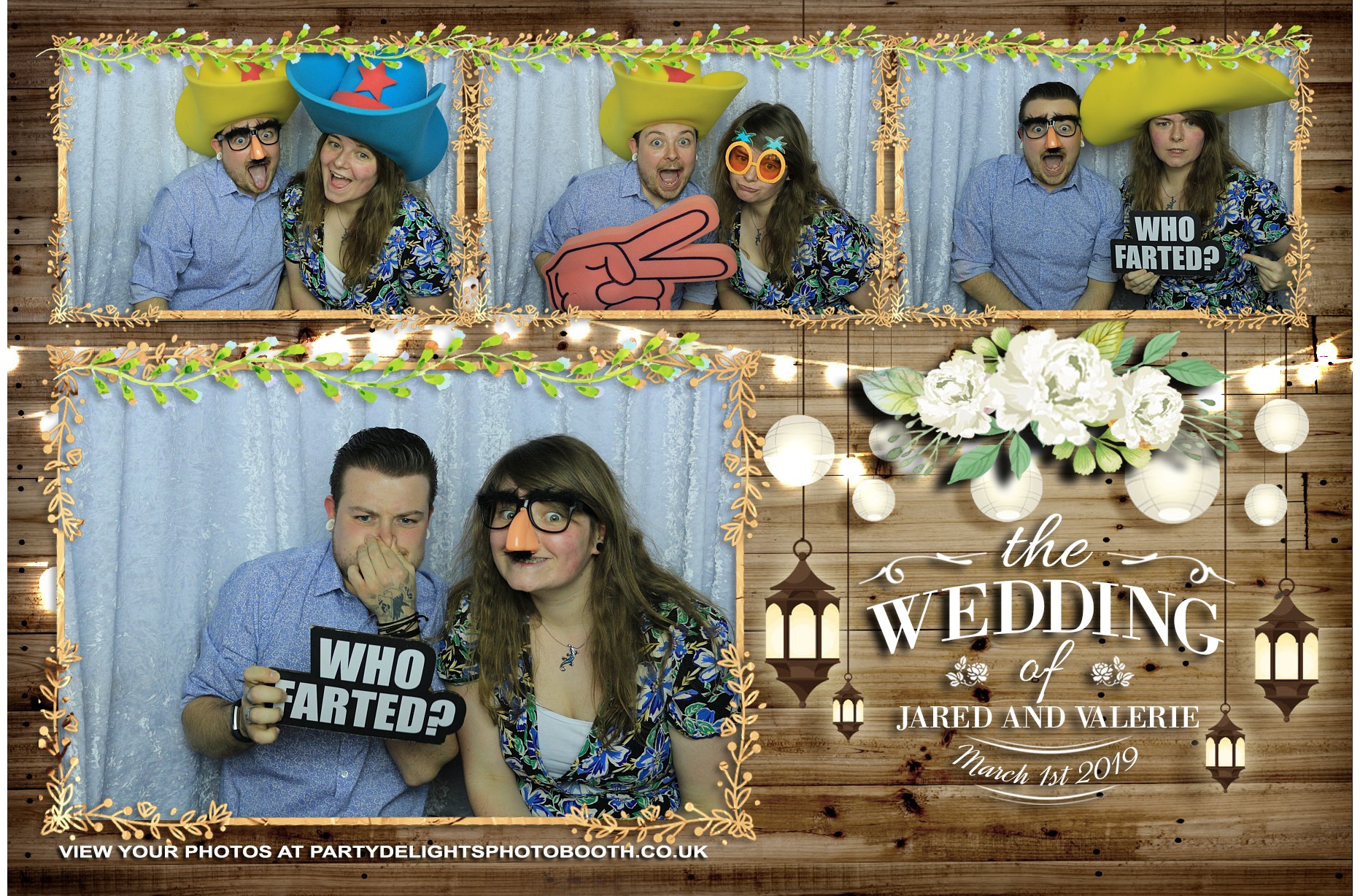 Jared and Valerie’s Wedding - Prints | View more photos from the event at gallery.partydelightsphotobooth.co.uk/u/PartyDelightsPhotoBooth/Jared-and-Valerie’s-Wedding-Prints